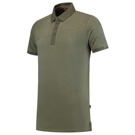 [TRI-204002Army] Tricorp Poloshirt Premium Naden Heren Army