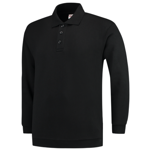 [TRI-301005Black] Tricorp Polosweater Boord Black