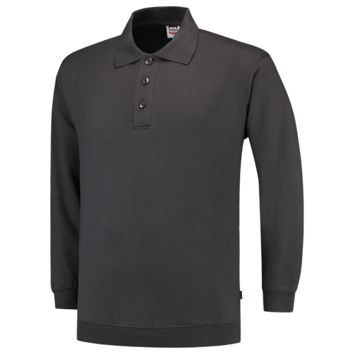 [TRI-301005Darkgrey] Tricorp Polosweater Boord Darkgrey