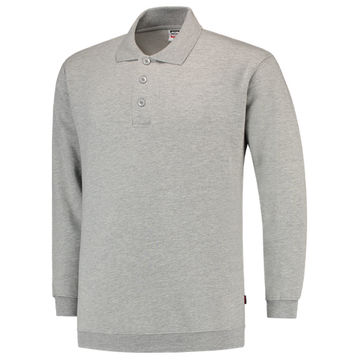 [TRI-301005Greymel] Tricorp Polosweater Boord Greymel