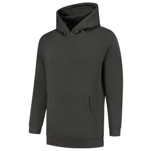 [TRI-301019Darkgrey] Tricorp Sweater Capuchon 60Â°C Wasbaar Darkgrey
