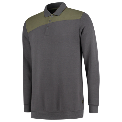 Tricorp Polosweater Bicolor Naden DarkgreyArmy