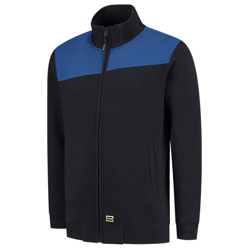 [TRI-302014NavyRoyalblue] Tricorp Sweatvest Bicolor Naden NavyRoyalblue