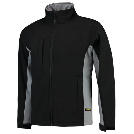 [TRI-402002BlackGrey] Tricorp Softshell Bicolor BlackGrey