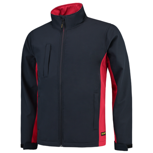 [TRI-402002NavyRed] Tricorp Softshell Bicolor NavyRed