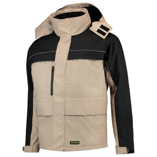 [TRI-402003KhakiBlack] Tricorp Parka Cordura KhakiBlack