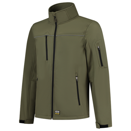 [TRI-402006Army] Tricorp Softshell Luxe Army