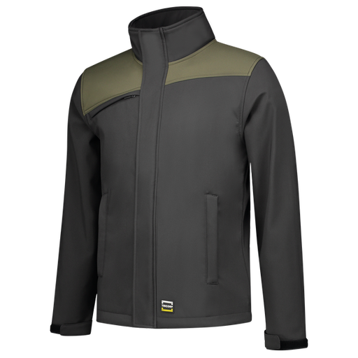 [TRI-402021DarkgreyArmy] Tricorp Softshell Bicolor Naden DarkgreyArmy