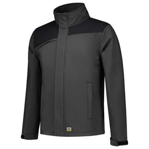 [TRI-402021DarkgreyBlack] Tricorp Softshell Bicolor Naden DarkgreyBlack
