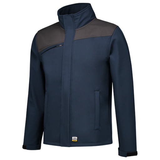 [TRI-402021InkDarkgrey] Tricorp Softshell Bicolor Naden InkDarkgrey