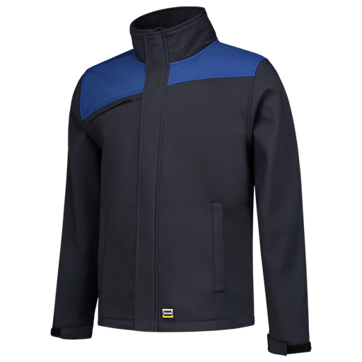 [TRI-402021NavyRoyalblue] Tricorp Softshell Bicolor Naden NavyRoyalblue