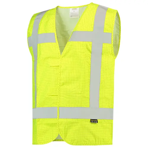 [TRI-453018Fluoryellow] Tricorp Veiligheidsvest RWS Vlamvertragend Antistatisch Fluoryellow