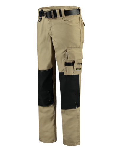 [TRI-502009KhakiBlack] Tricorp Werkbroek Cordura Canvas KhakiBlack
