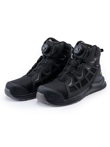 Projob Workwear 9518 ORYX HOGE SCHOEN S7S Zwart/grijs