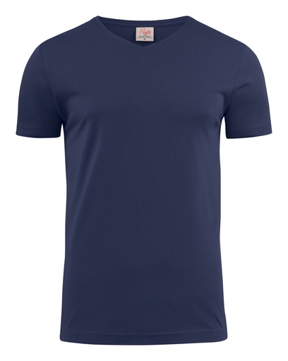 Printer Essentials Heavy V-neck T-Shirt Heren Marine