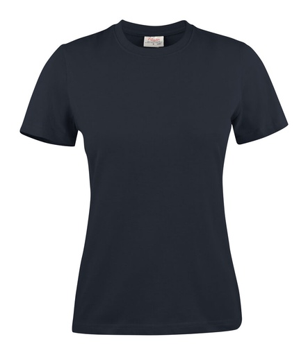 [TXT-2264014-616] Printer Essentials Heavy T T-Shirt Dames Donker Marine