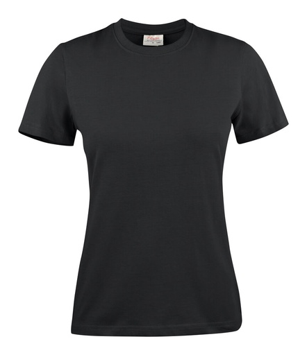 [TXT-2264033-900] Printer Essentials Heavier Pro T-Shirt Dames Zwart