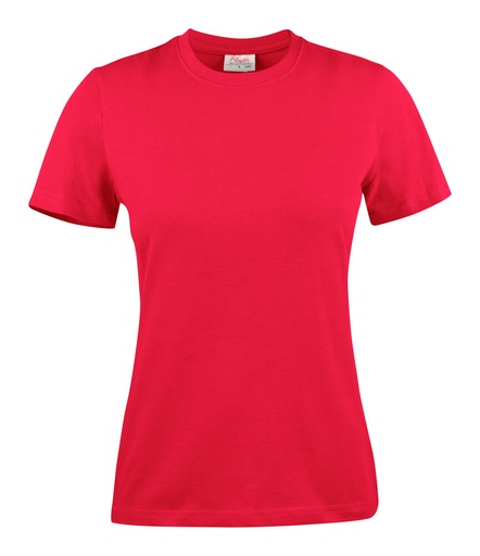 [TXT-2264033-400] Printer Essentials Heavier Pro T-Shirt Dames Rood