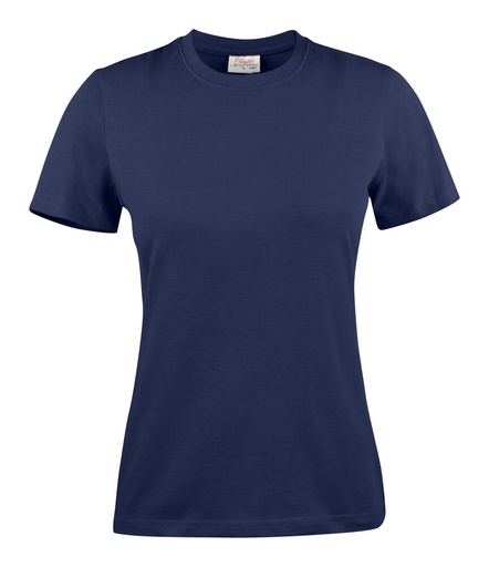 [TXT-2264033-600] Printer Essentials Heavier Pro T-Shirt Dames Marine