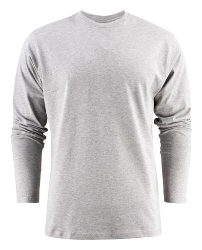 [TXT-2264034-120] Printer Essentials Heavier Pro L/S T-Shirt Unisex Grijs Mêlée