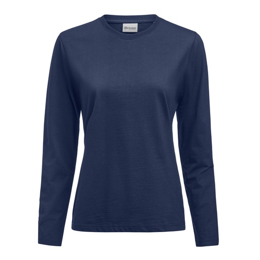 Printer Essentials Heavier Pro L/S  Polo Dames Marine