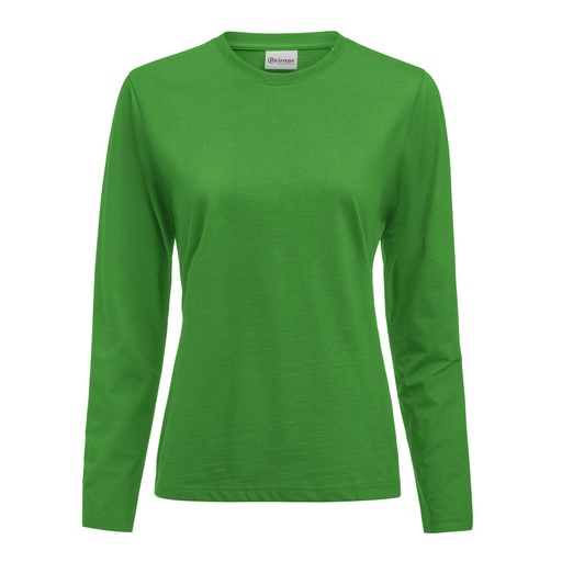 Printer Essentials Heavier Pro L/S  Polo Dames Frisgroen