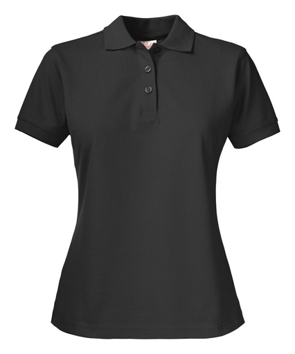 [TXT-2265014-900] Printer Essentials Surf Pro Lady Polo Pique Dames Zwart