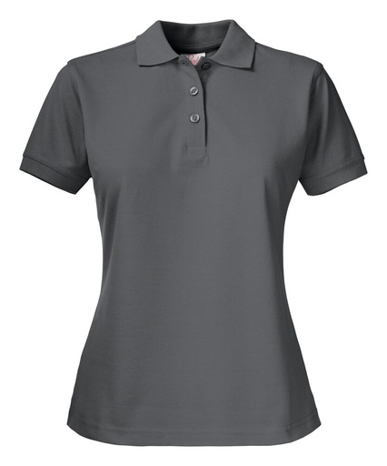 [TXT-2265014-935] Printer Essentials Surf Pro Lady Polo Pique Dames Staalgrijs