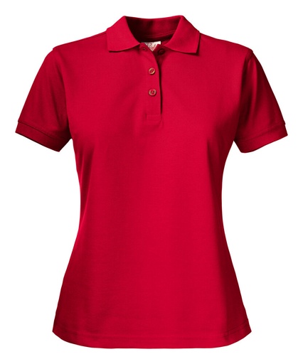 [TXT-2265014-400] Printer Essentials Surf Pro Lady Polo Pique Dames Rood