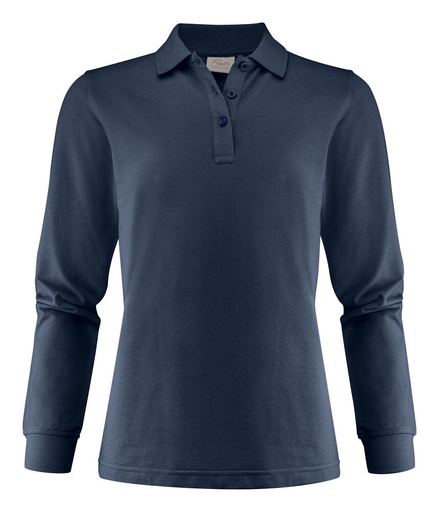 [TXT-2265027-600] Printer Essentials Surf Pro L/S  Polo Pique Dames Marine