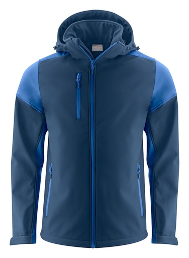 [TXT-2261065-6053] Printer Prime Prime  Softshell Jas Heren Marine/Kobalt