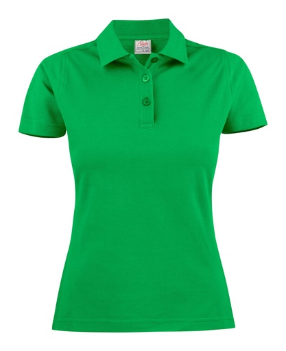 [TXT-2265023-728] Printer Essentials Surf Light  Polo Pique Dames Frisgroen