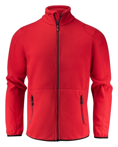 Printer Essentials Speedway Fleece Jas Heren Rood