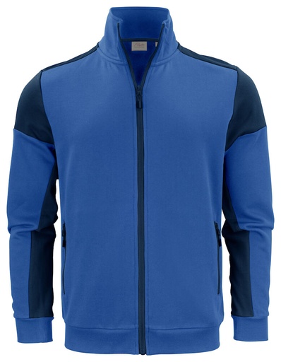 [TXT-2262061-5360] Printer Prime Prime Sweater Volledige Rits Heren Kobalt/Marine