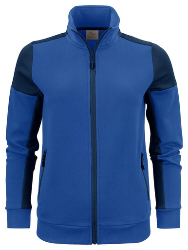 [TXT-2262062-5360] Printer Prime Prime  Sweater Volledige Rits Dames Kobalt/Marine