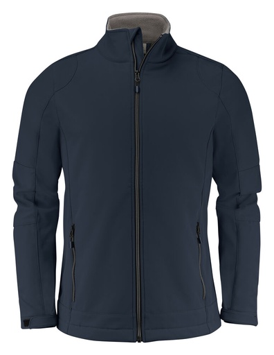 [TXT-2261044-616] Printer Essentials Trial Softshell Jas Heren Donker Marine