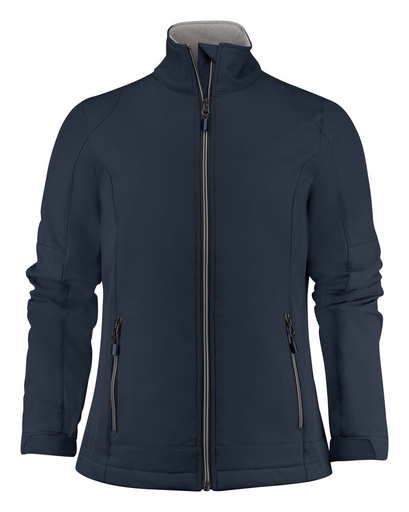 Printer Essentials Trial  Softshell Jas Dames Donker Marine