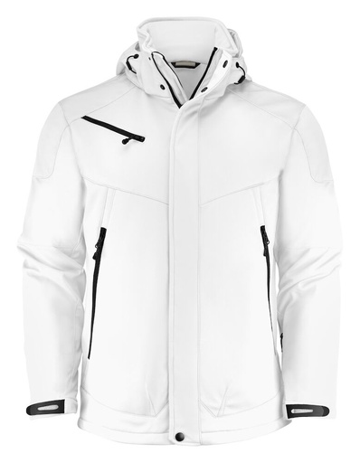 [TXT-2261035-100] Printer Essentials Skeleton Softshell Jas Heren Wit