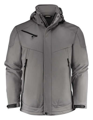 [TXT-2261035-935] Printer Essentials Skeleton Softshell Jas Heren Staalgrijs