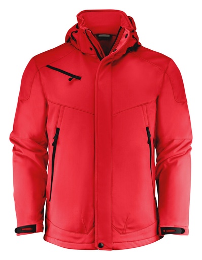 [TXT-2261035-400] Printer Essentials Skeleton Softshell Jas Heren Rood