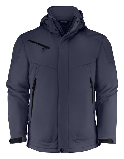 Printer Essentials Skeleton Softshell Jas Heren Marine