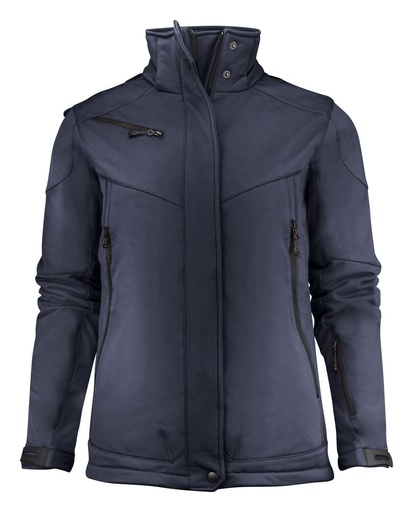 [TXT-2261041-600] Printer Essentials Skeleton Softshell Jas Dames Marine