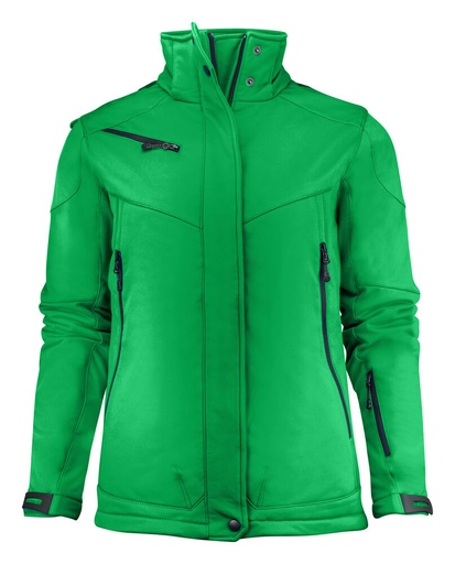 Printer Essentials Skeleton Softshell Jas Dames Frisgroen