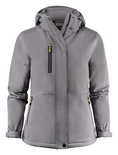 [TXT-2261070-935] Printer Essentials Overlanding Softshell Jas Dames Staalgrijs