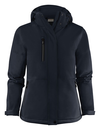 [TXT-2261070-616] Printer Essentials Overlanding Softshell Jas Dames Donker Marine