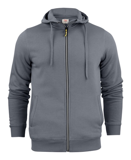 [TXT-2262051-935] Printer Essentials Overhead Sweater Volledige Rits Heren Staalgrijs