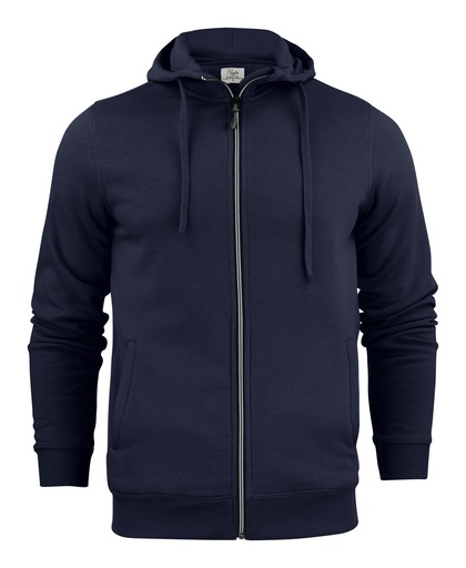 [TXT-2262051-616] Printer Essentials Overhead Sweater Volledige Rits Heren Donker Marine