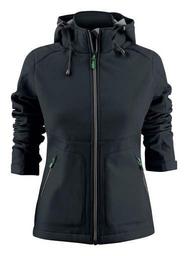 [TXT-2261062-900] Printer Essentials Karting Softshell Jas Dames Zwart