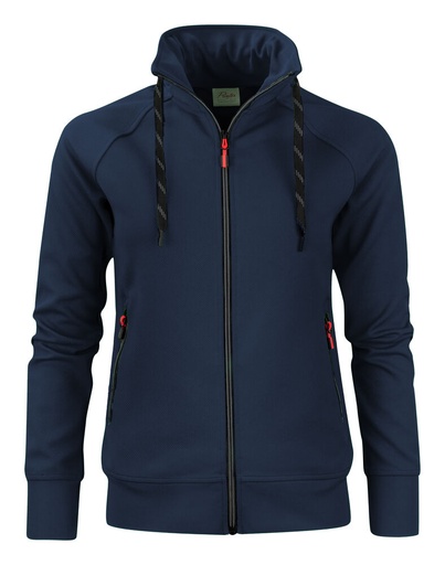 [TXT-2262064-600] Printer Essentials Jog RSX Sweater Volledige Rits Dames Marine