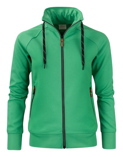 [TXT-2262064-728] Printer Essentials Jog RSX Sweater Volledige Rits Dames Frisgroen